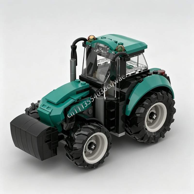 Agriculture Farming Education - 238PCS Tractor Ballast Landbouwvoertuig MOC Bouwstenen