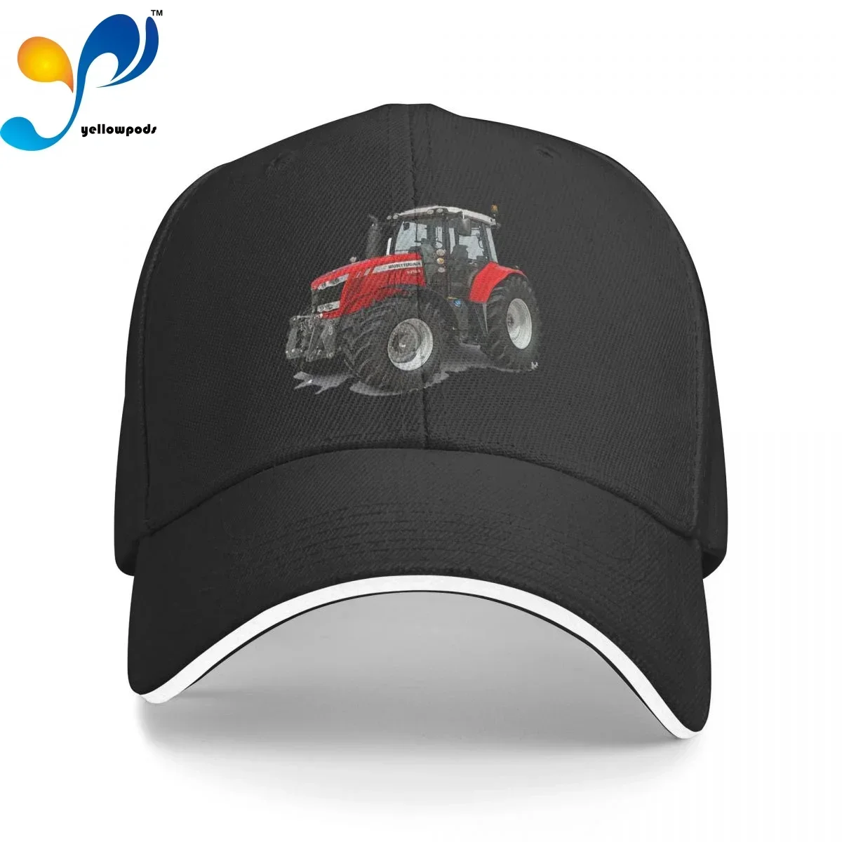 Agriculture Farming Hats - Baseballpet Heren Massey Ferguson Zwart Grafische