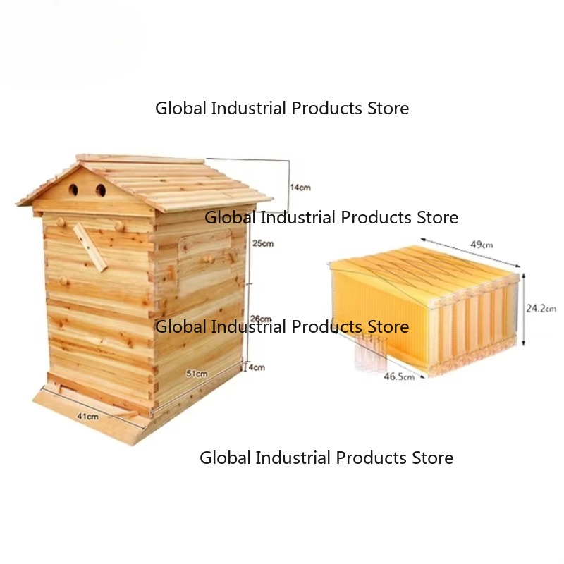 Beehive Frame Wax - 7 Automatische bijenkasten van Chinese spar,