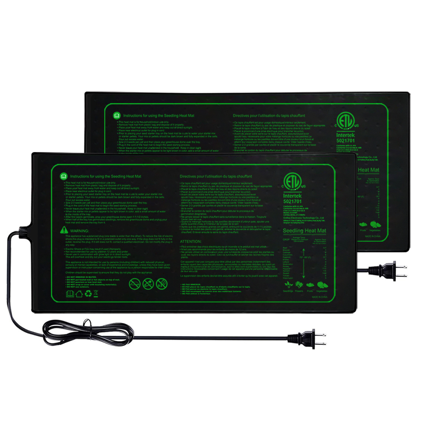 Twee-pack 20x10Inch Zaailing W - Seedling Heat Mat recensie en prijs