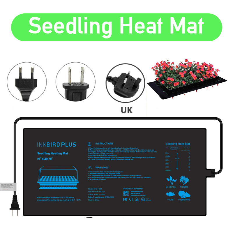 20.75X10Cm Eu/Us/Uk/Au Plug Za - Seedling Heat Mat recensie en prijs